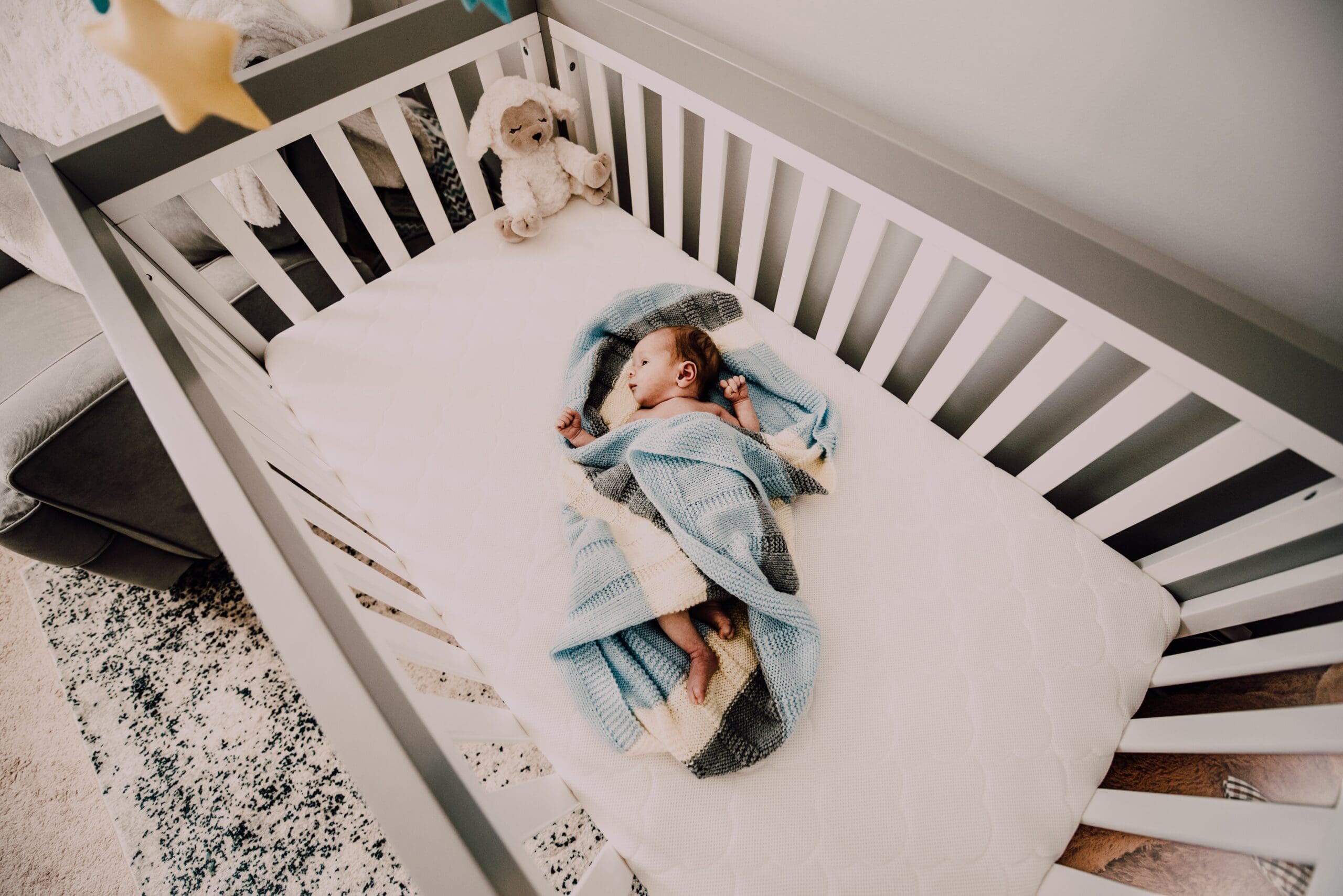 a small bed for a baby