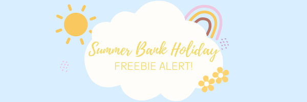 Summer Bank Holiday Freebie Alert!